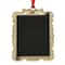 2" x 2.5" Gold with Holly & Bow Ornate Metal Ornament Frame by Studio Décor®